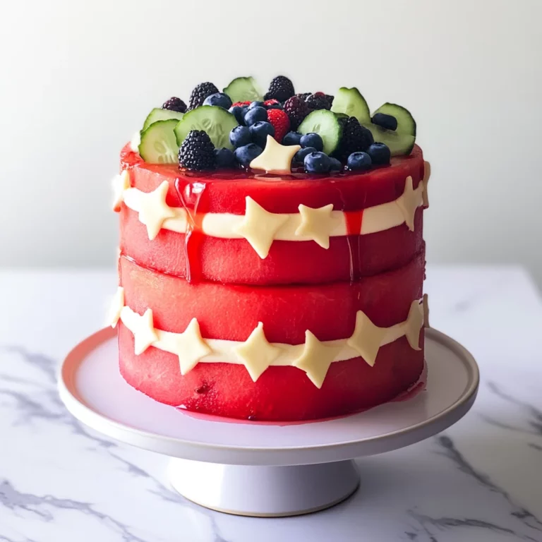 watermelon cake: Refreshingly Sweet Summer Delight