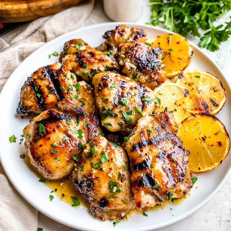 chicken thigh marinade for the grill: Zesty and Juicy Del...