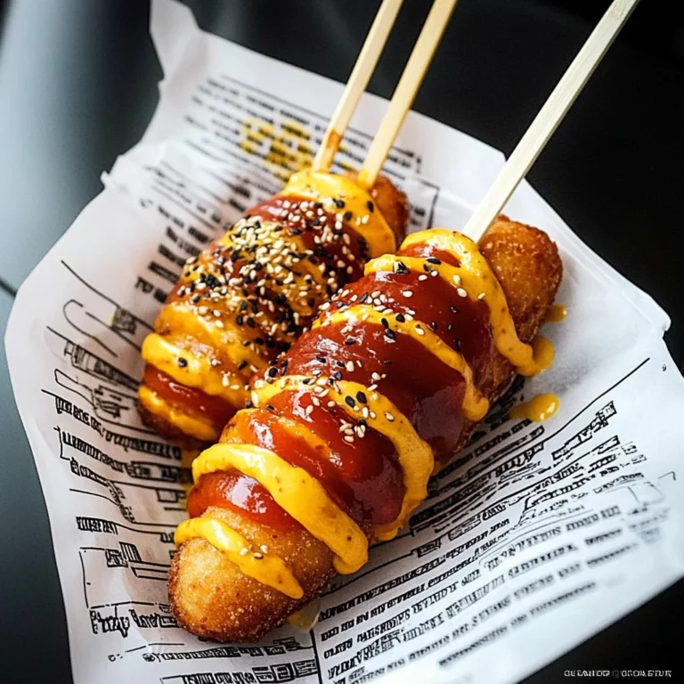 korean corn dogs: Cheesy and Crispy Delight Awaits