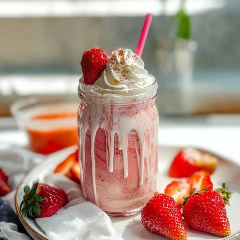 strawberry milkshake recipe: Creamy Summer Delight